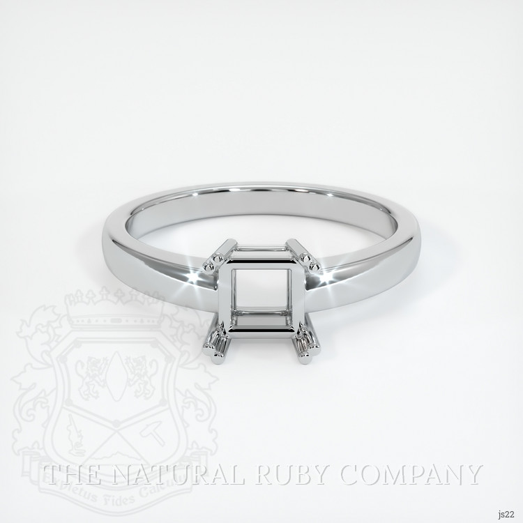 10K White Gold Vedic Ring Setting