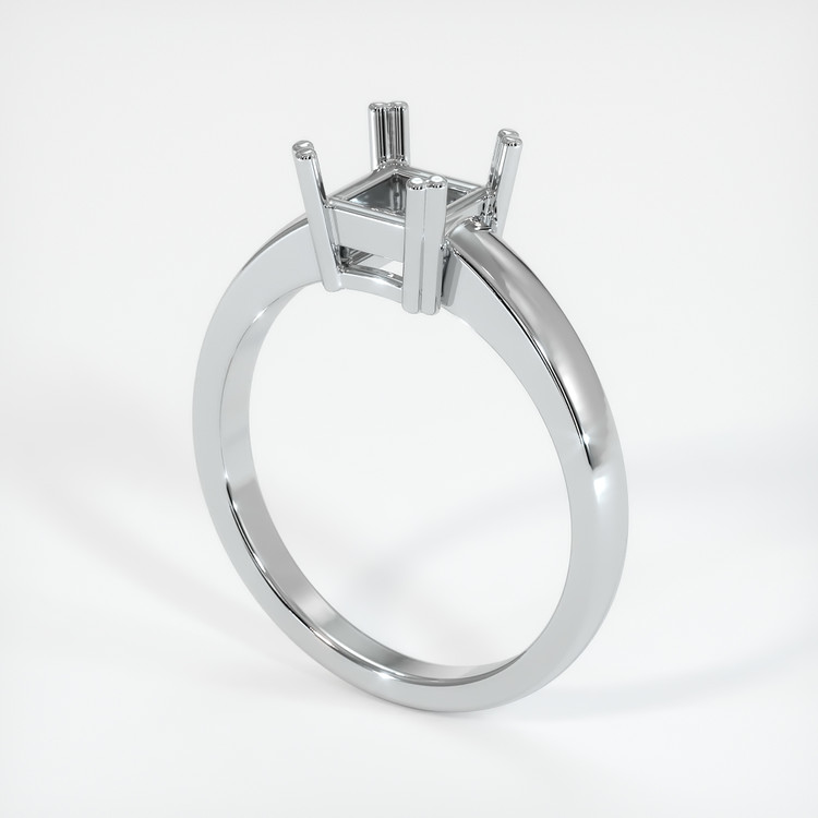 14K White Gold Vedic Ring Setting