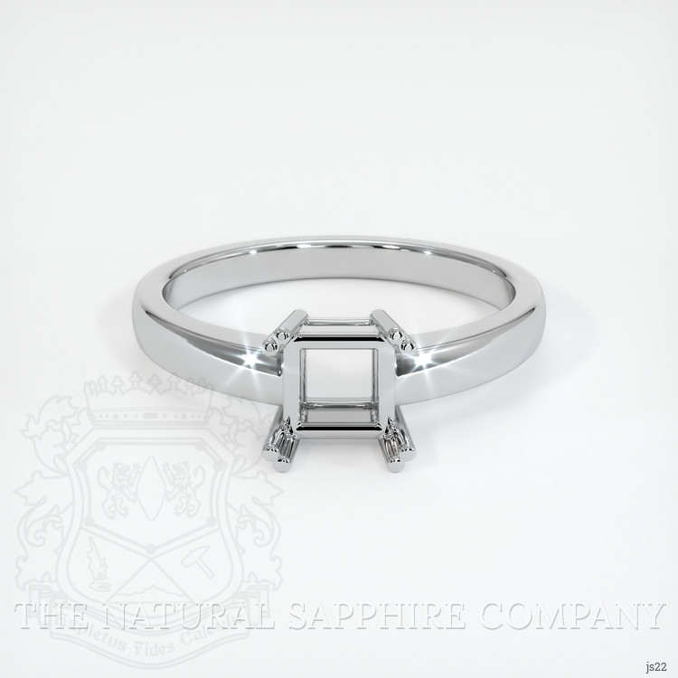 14K White Gold Vedic Ring Setting