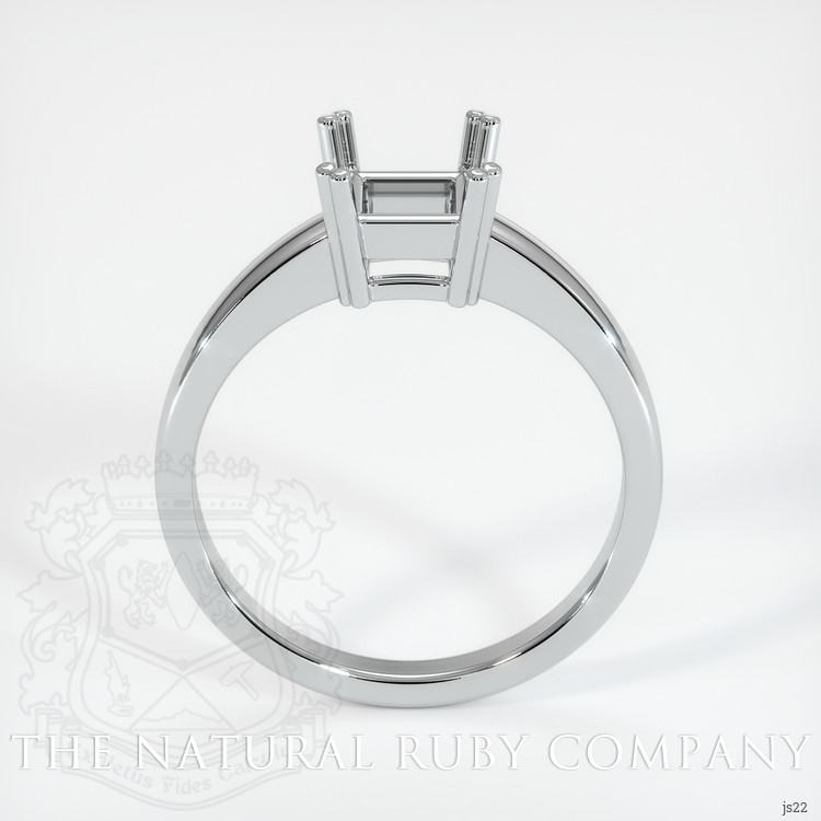14K White Gold Vedic Ring Setting