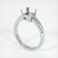 18K White Gold Vedic Ring Setting Video
