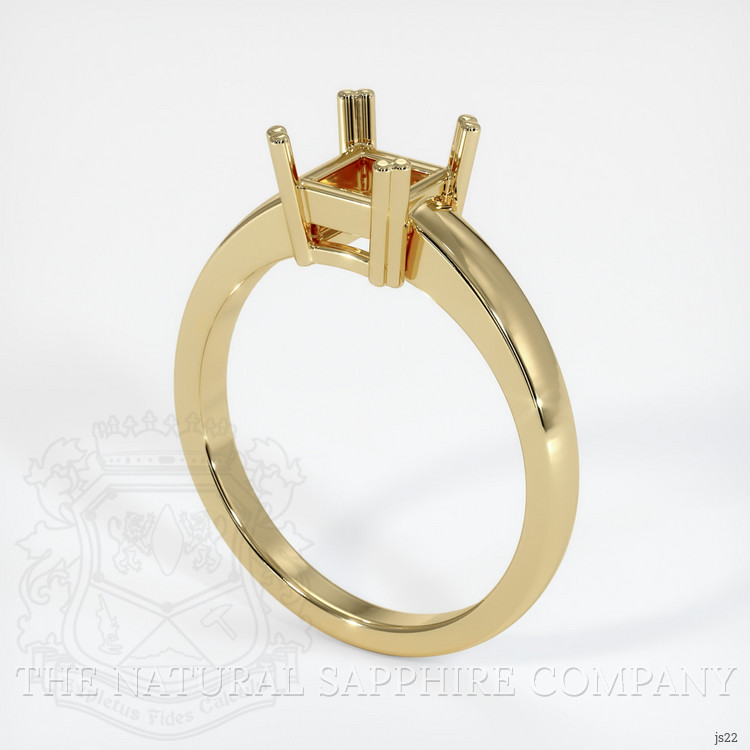 14K Yellow Gold Vedic Ring Setting