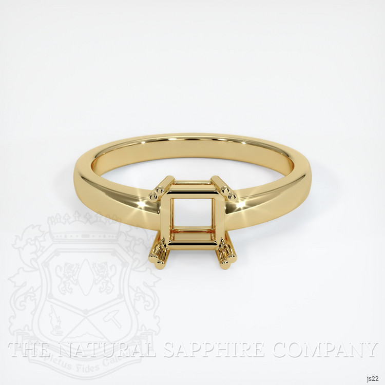 14K Yellow Gold Vedic Ring Setting