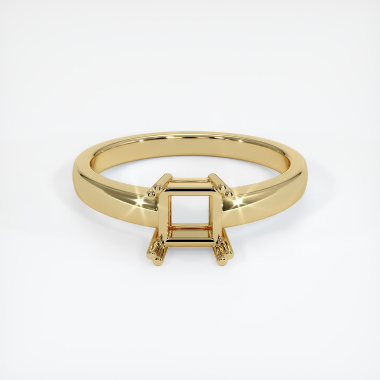 14K Yellow Gold Vedic Ring Setting