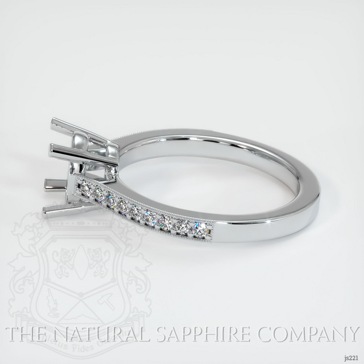 Platinum 950 Pave Ring Setting