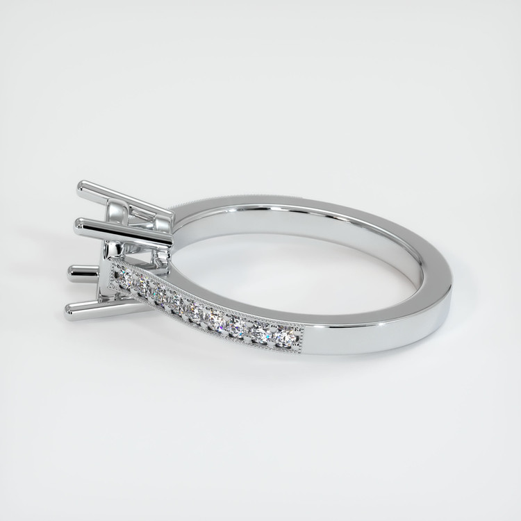 Platinum 950 Pave Ring Setting
