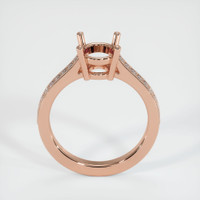 14K Rose Gold Pave Ring Setting Image