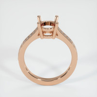 18K Rose Gold Pave Ring Setting Image