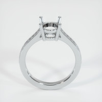 10K White Gold Pave Ring Setting Image