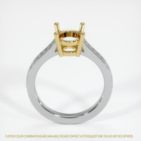 18K Yellow & White Pave Ring Setting Image