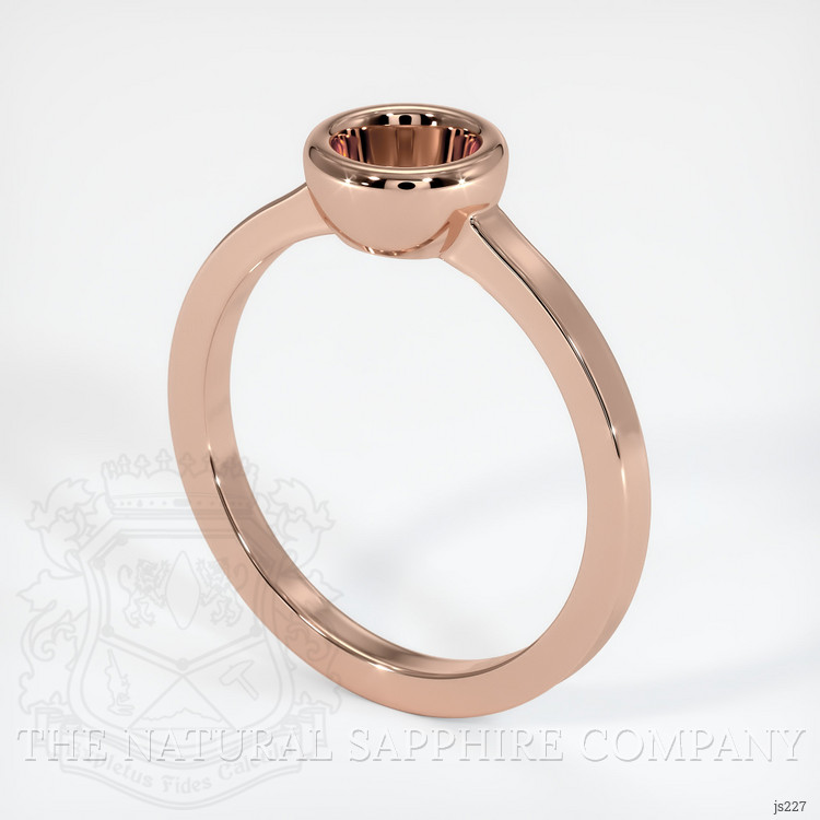 14K Rose Gold Men's Ring Setting