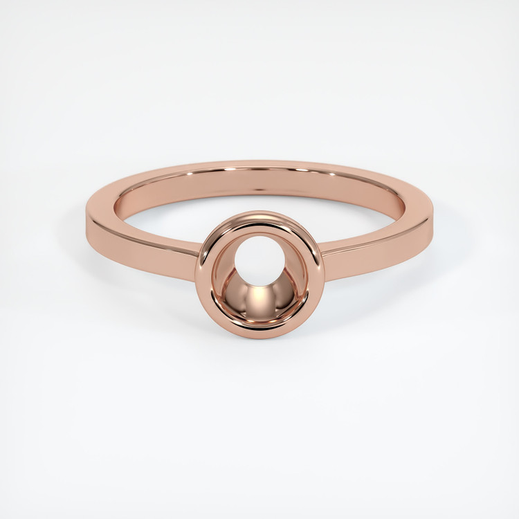 14K Rose Gold Men's Ring Setting