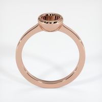 14K Rose Gold Men's Ring Setting Image