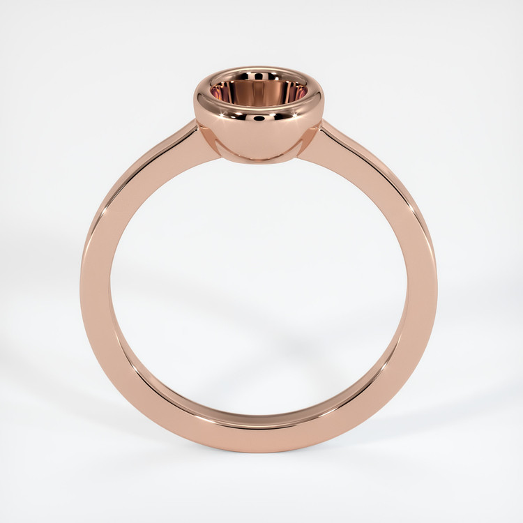 14K Rose Gold Men's Ring Setting