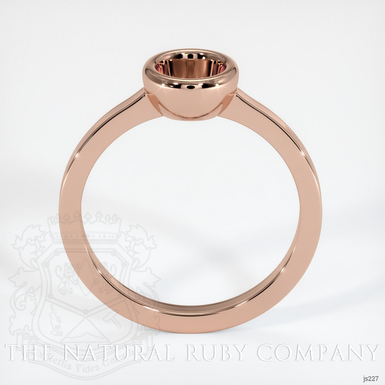 14K Rose Gold Men's Ring Setting