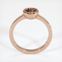18K Rose Gold Men's Ring Setting Image
