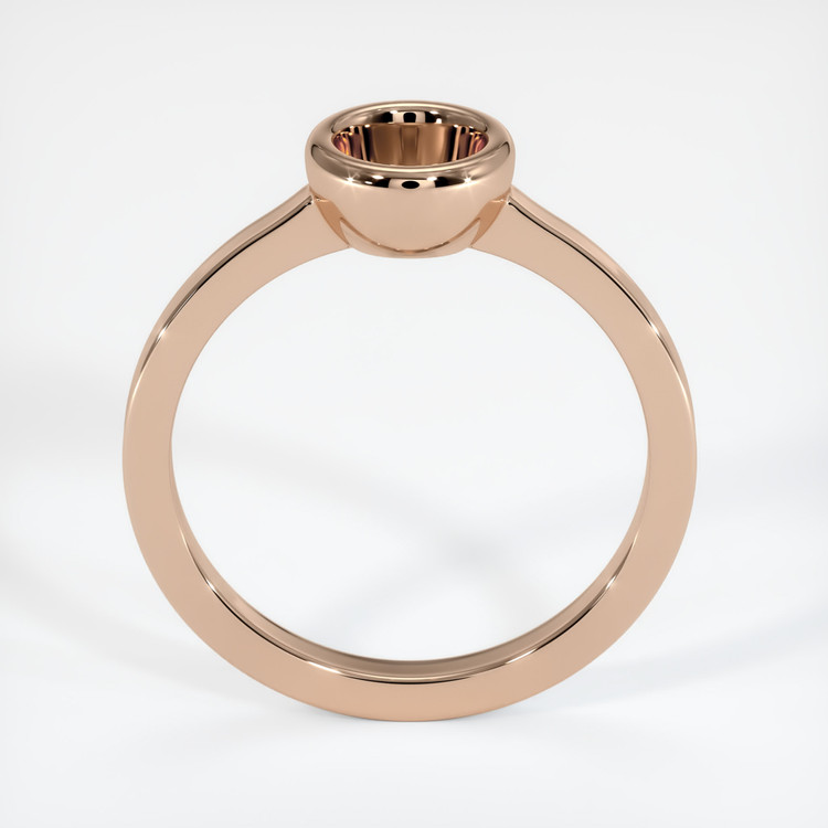 18K Rose Gold Men's Ring Setting