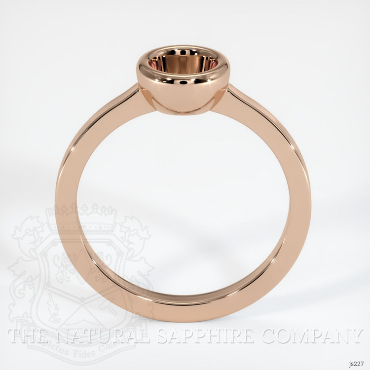 18K Rose Gold Men's Ring Setting