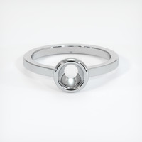 10K White Gold Men's Ring Setting Image