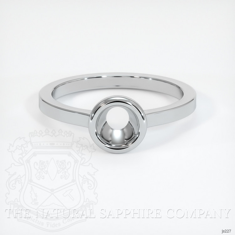 10K White Gold Men's Ring Setting