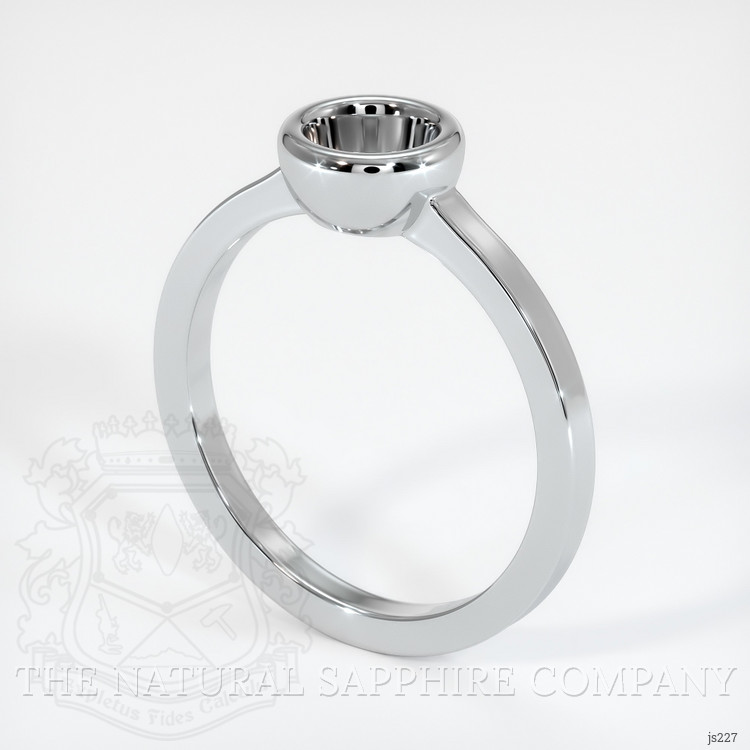 18K White Gold Men's Ring Setting
