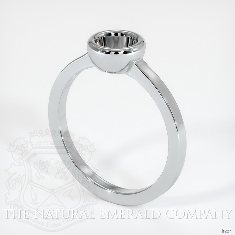 18K White Gold Men's Ring Setting