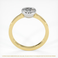 18K White & Yellow Men's Ring Setting Image