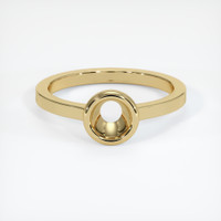 10K Yellow Gold Men's Ring Setting Image