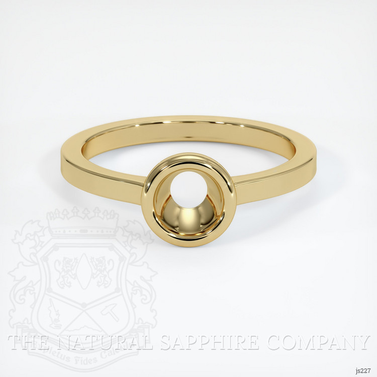10K Yellow Gold Men's Ring Setting