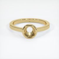 14K Yellow Gold Men's Ring Setting Image