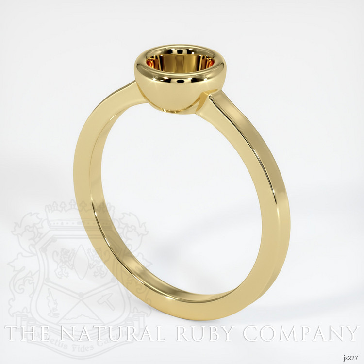 18K Yellow Gold Men's Ring Setting