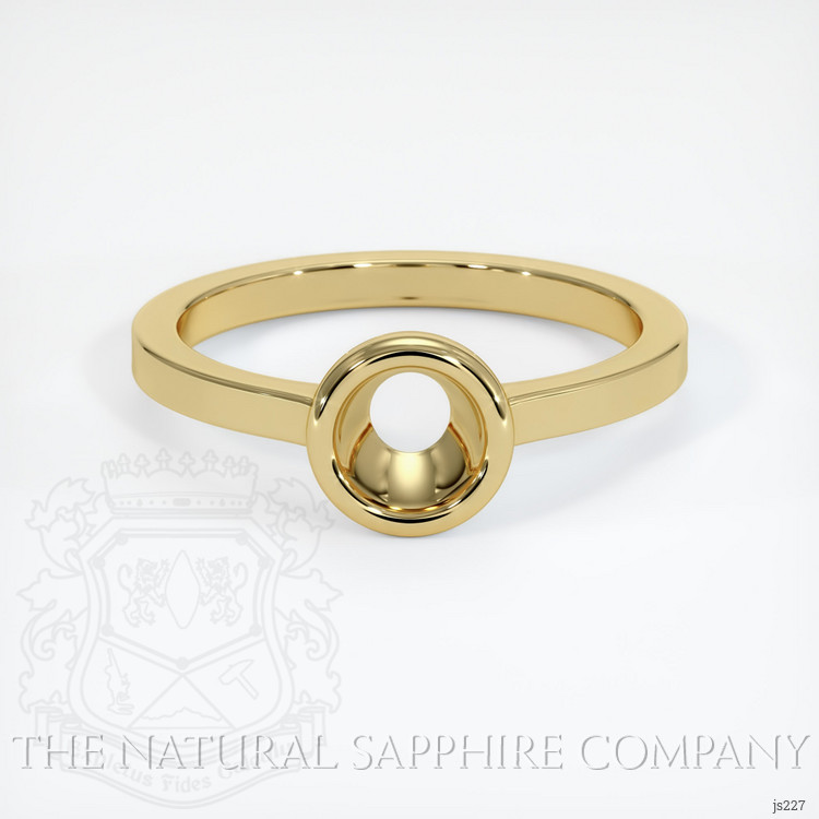 18K Yellow Gold Men's Ring Setting