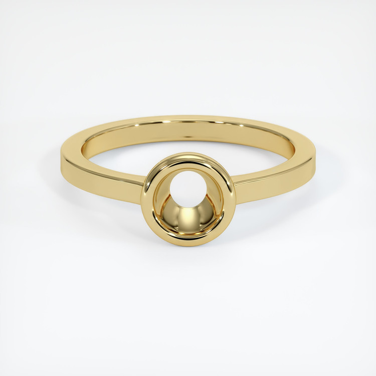 18K Yellow Gold Men's Ring Setting