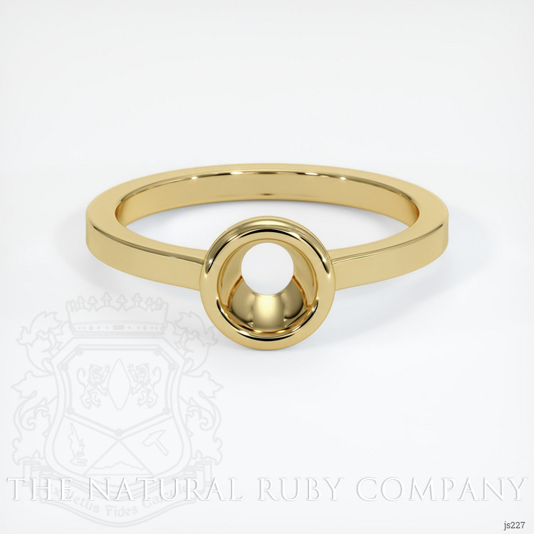 18K Yellow Gold Men's Ring Setting