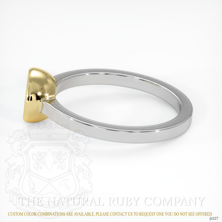 18K Yellow & White Men's Ring Setting