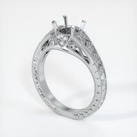 Platinum 950 Antique Style Ring Setting Video