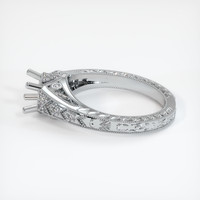 10K White Gold Antique Style Ring Setting Image