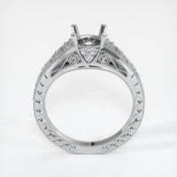 10K White Gold Antique Style Ring Setting Image