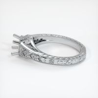 18K White Gold Antique Style Ring Setting Image