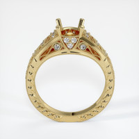 10K Yellow Gold Antique Style Ring Setting Image