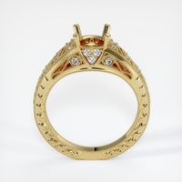 18K Yellow Gold Antique Style Ring Setting Image