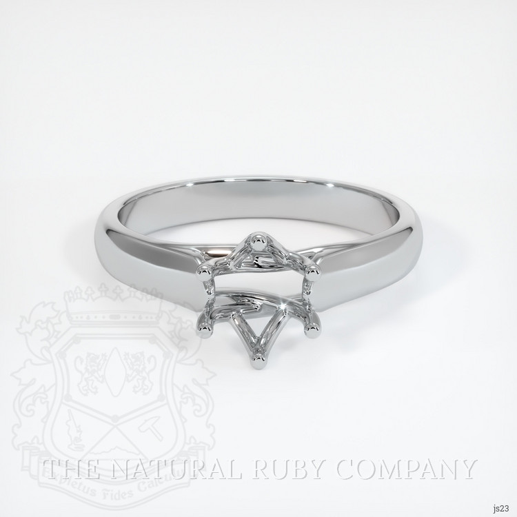 Silver Solitaire Ring Setting