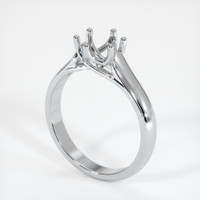 10K White Gold Solitaire Ring Setting Video