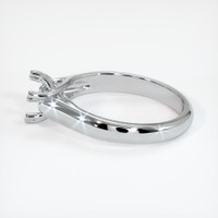 10K White Gold Solitaire Ring Setting Image