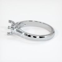 14K White Gold Solitaire Ring Setting Image