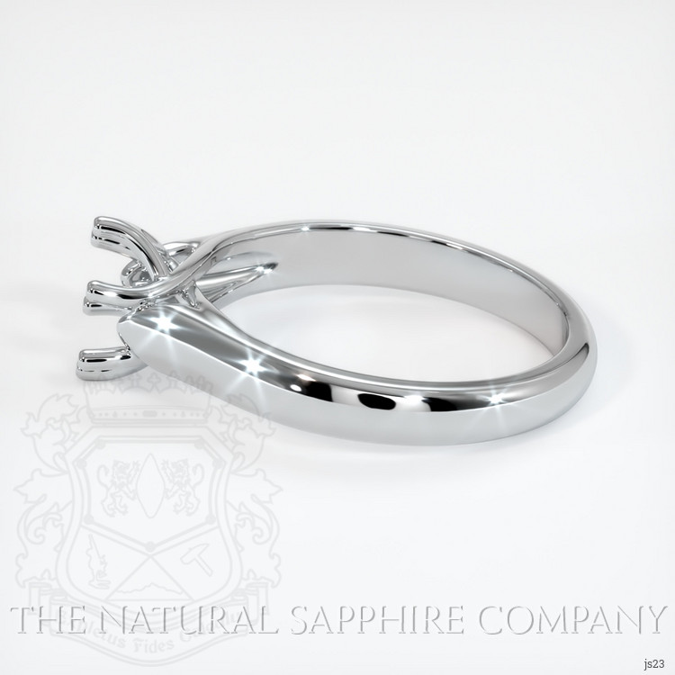 18K White Gold Solitaire Ring Setting