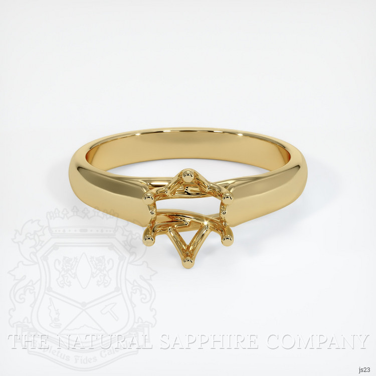 10K Yellow Gold Solitaire Ring Setting