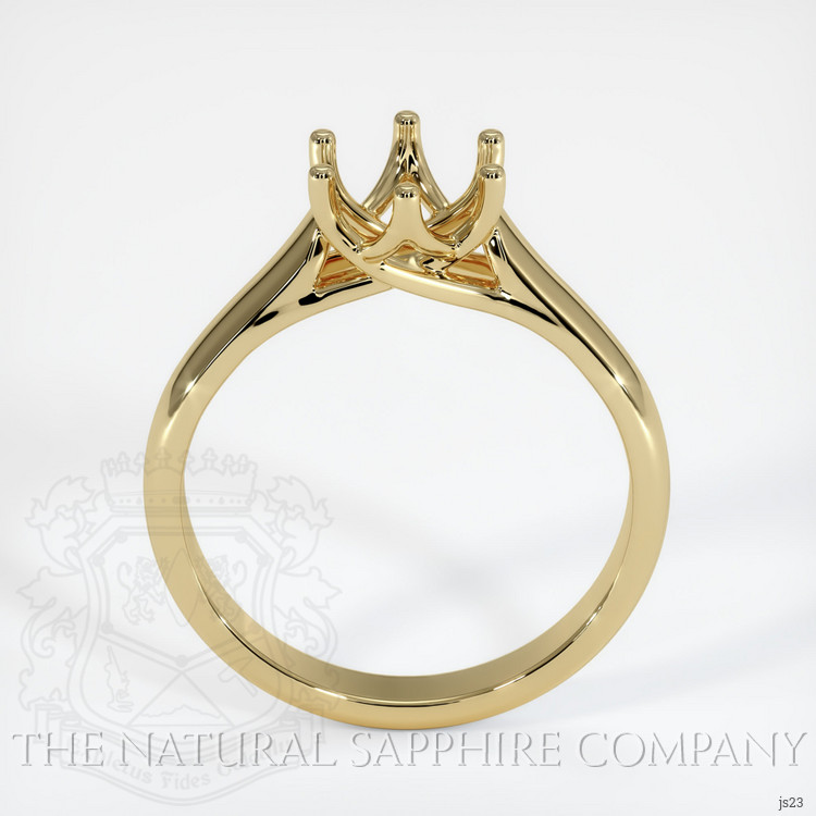 14K Yellow Gold Solitaire Ring Setting