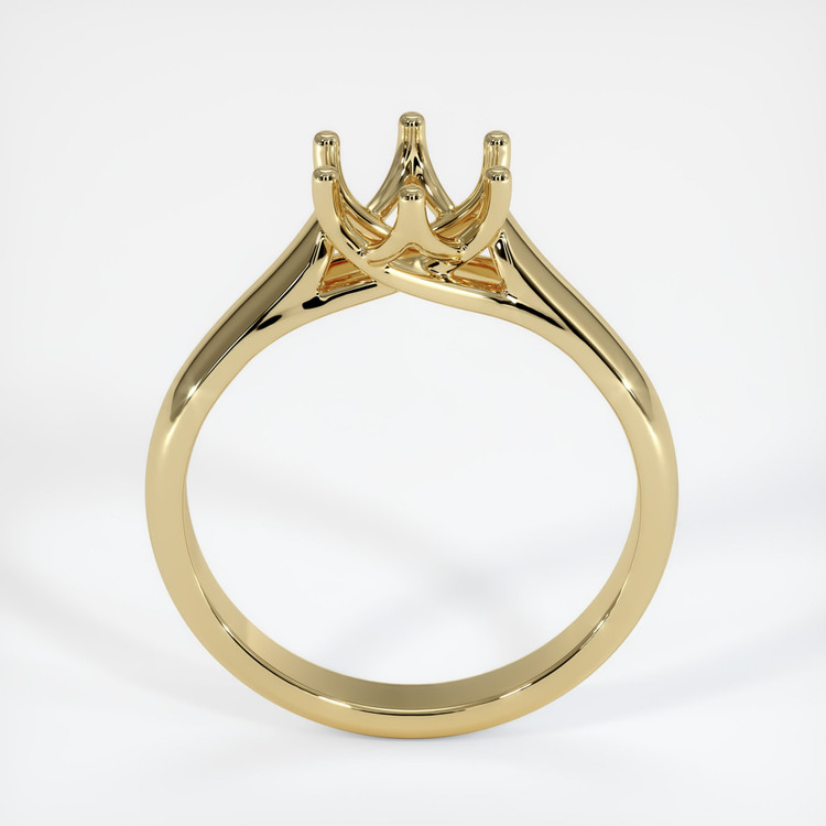 14K Yellow Gold Solitaire Ring Setting