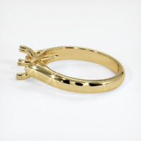 18K Yellow Gold Solitaire Ring Setting Image